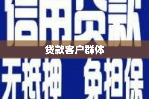 兴和贷款客户群体