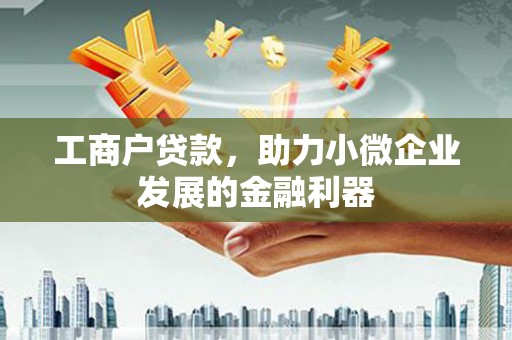 兴和工商户贷款，助力小微企业发展的金融利器