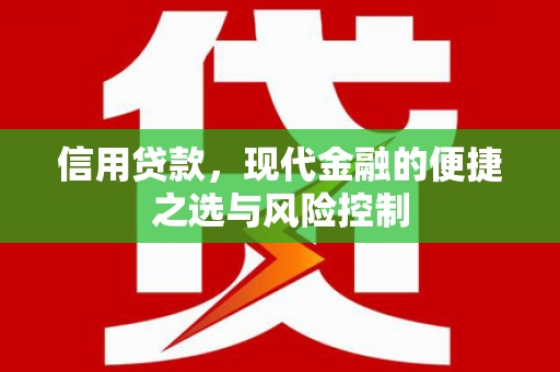 兴和信用贷款，现代金融的便捷之选与风险控制