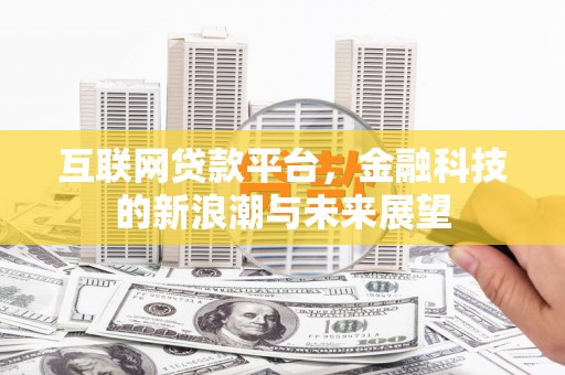 兴和互联网贷款平台，金融科技的新浪潮与未来展望