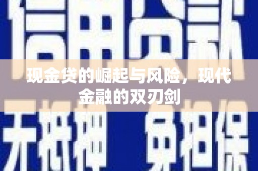 兴和现金贷的崛起与风险，现代金融的双刃剑