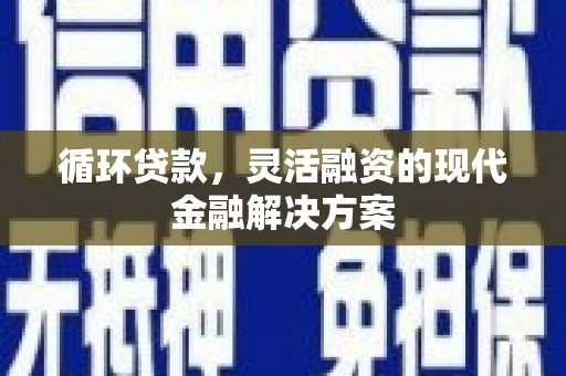 兴和循环贷款，灵活融资的现代金融解决方案