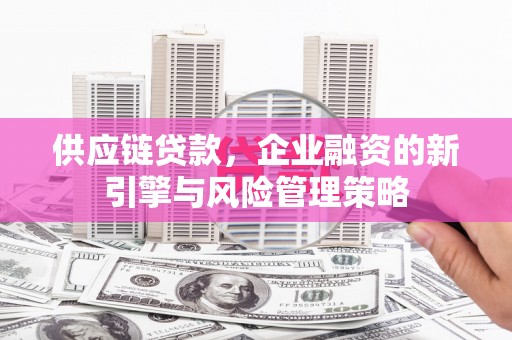 兴和供应链贷款，企业融资的新引擎与风险管理策略