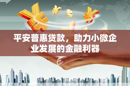兴和平安普惠贷款，助力小微企业发展的金融利器