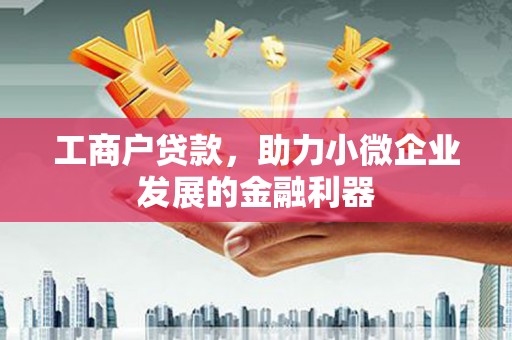 兴和工商户贷款，助力小微企业发展的金融利器