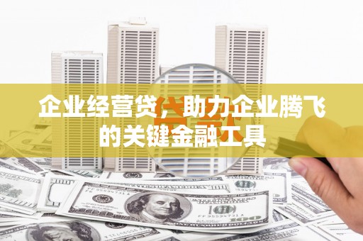 兴和企业经营贷，助力企业腾飞的关键金融工具
