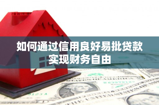 兴和如何通过信用良好易批贷款实现财务自由