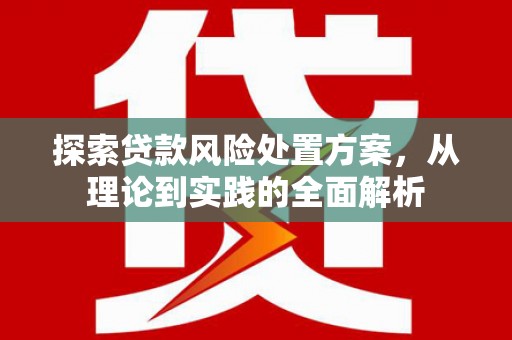 兴和探索贷款风险处置方案，从理论到实践的全面解析
