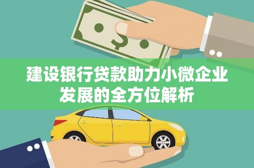 兴和建设银行贷款助力小微企业发展的全方位解析