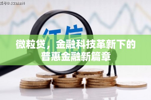 兴和微粒贷，金融科技革新下的普惠金融新篇章