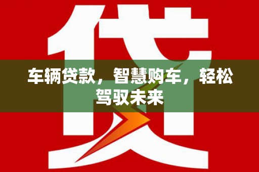 兴和车辆贷款，智慧购车，轻松驾驭未来