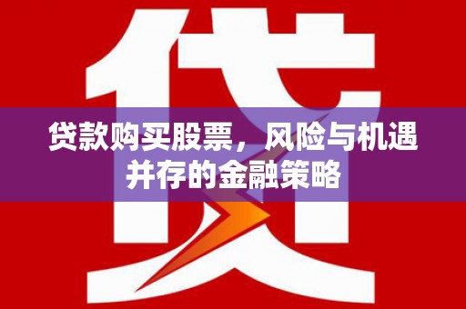 兴和贷款购买股票，风险与机遇并存的金融策略