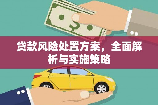 兴和贷款风险处置方案，全面解析与实施策略